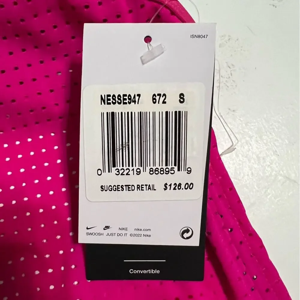 Nike  Swim 2 Piece Set - Pink Layered Tankini and Black Bottoms